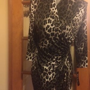 Missy animal print dress